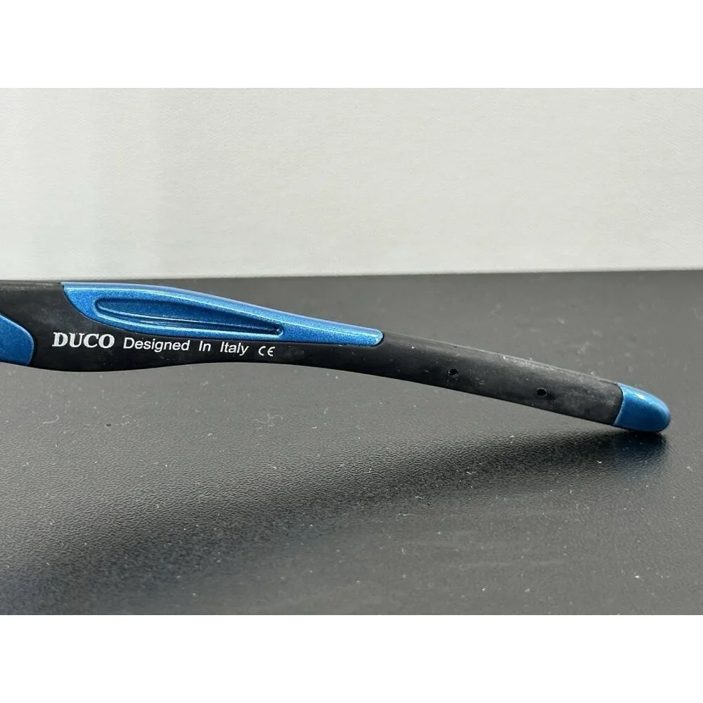 DUCO dc-K014-c2 Blue Wrap Around Shield Sunglasses Kids 52-18-110 Blue (C2-21)
